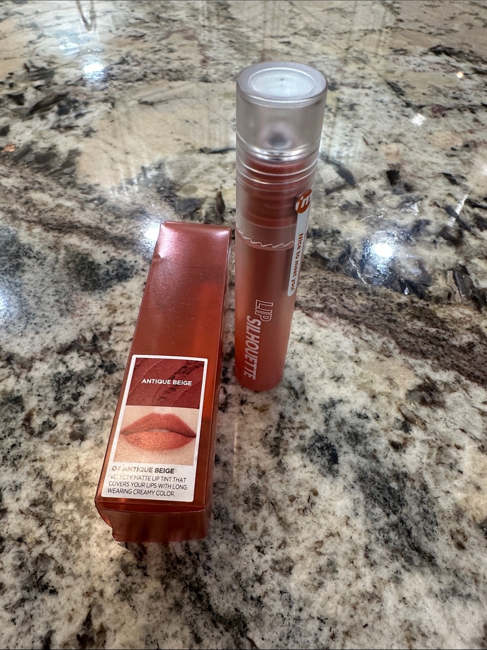 I'm Meme Lip Silhouette Liquid Lipstick — Coral Pink-Red